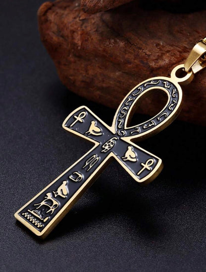 Colar com pingente Cruz de Ankh