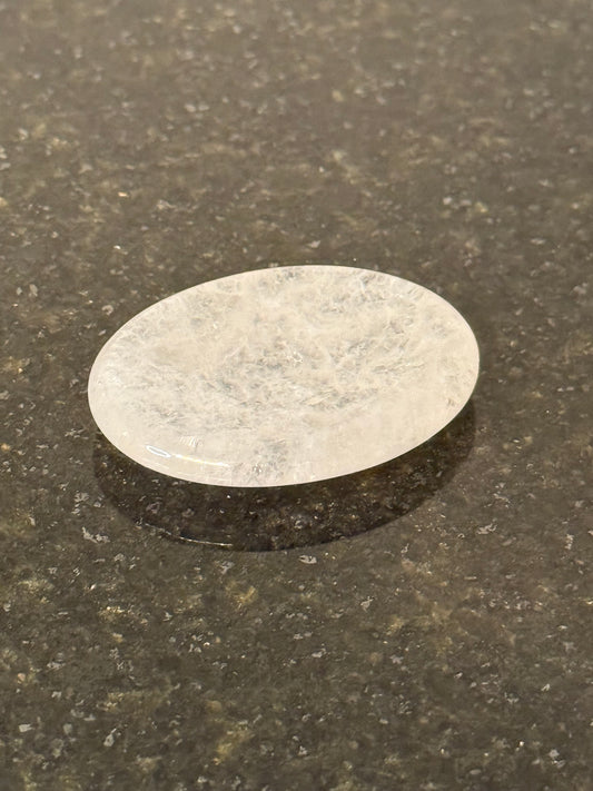 Pedra de preocupação Quartzo branco