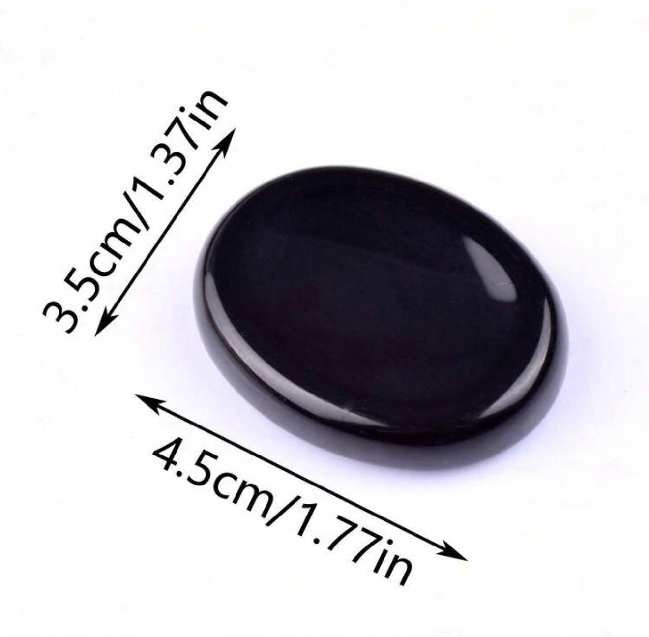 Pedra de preocupação obsidiana