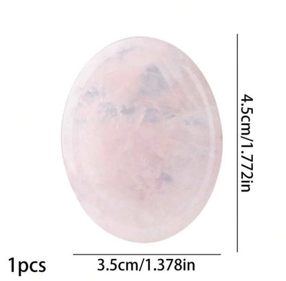 Pedra de preocupação Quartzo rosa