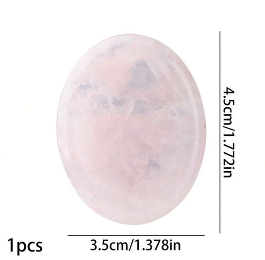 Pedra de preocupação Quartzo rosa