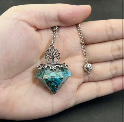 Pêndulo de pedra Turquesa