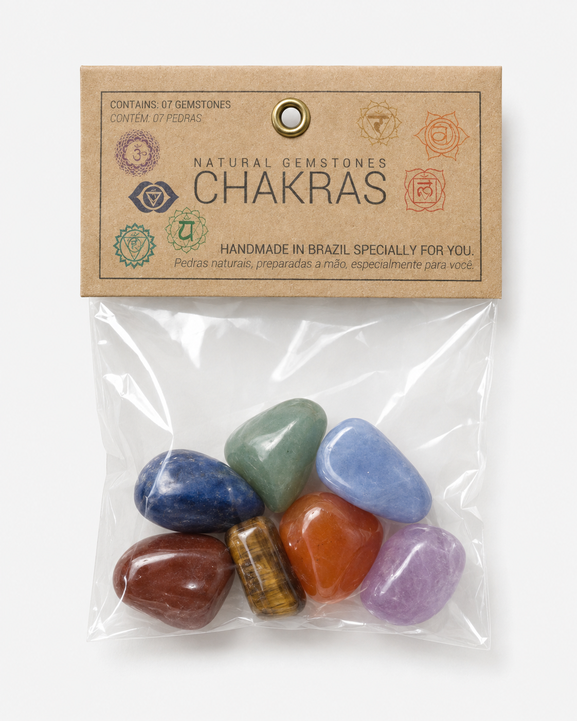 Pedras dos 7 chakras