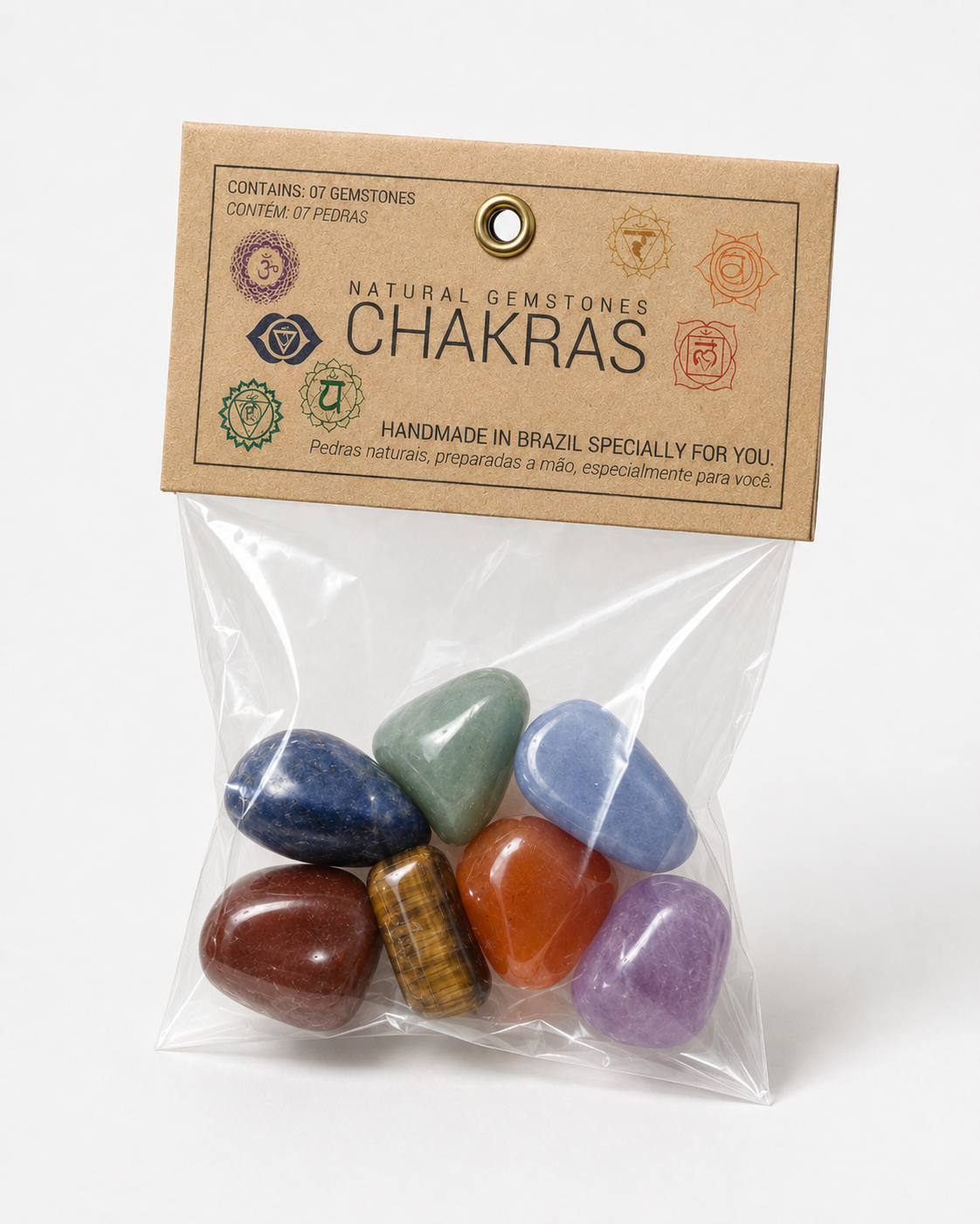 Pedras dos 7 chakras