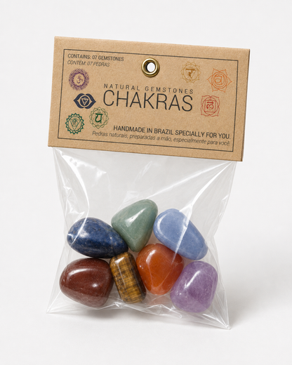 Pedras dos 7 chakras